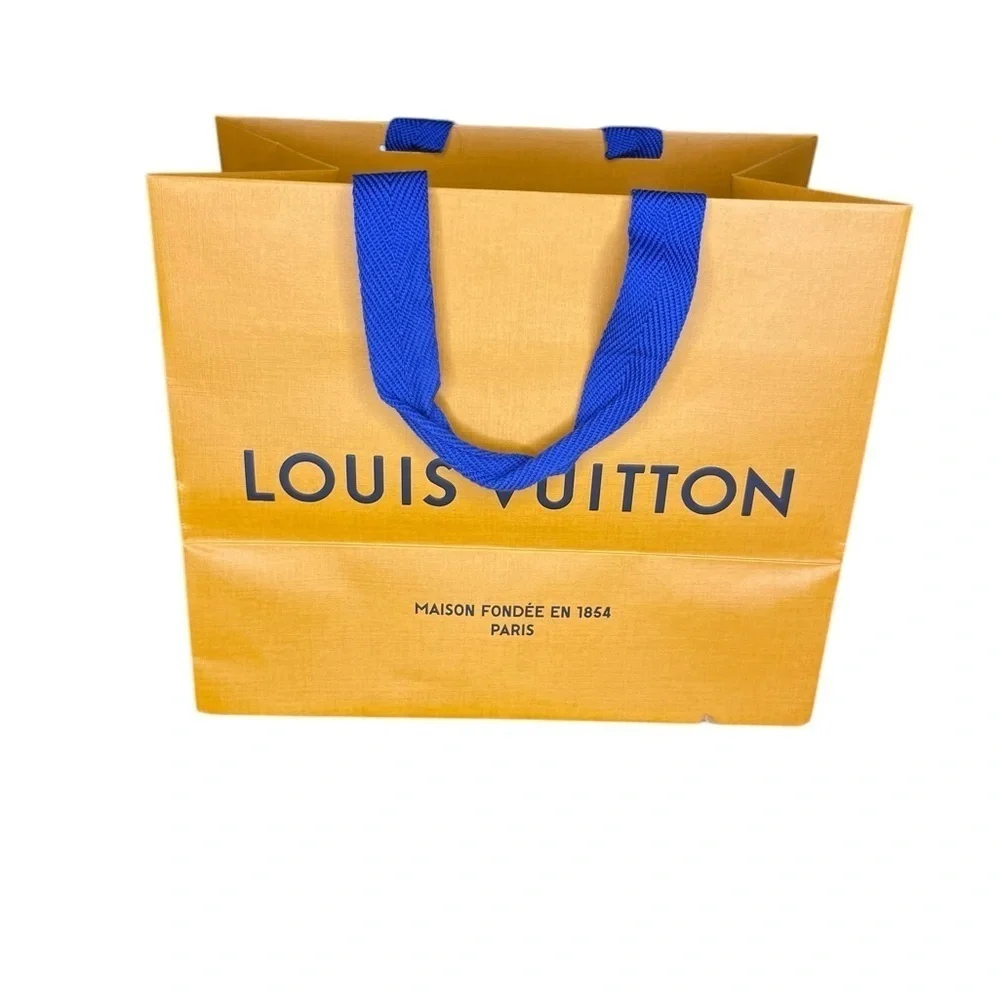 Louis Vuitton Authentic Orange Gift Bag